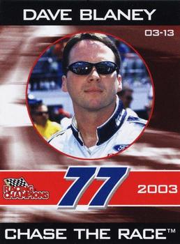 2003 Racing Champions #03-13 Dave Blaney Front