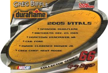 2005 Racing Champions #05#66GB-6HA Greg Biffle Back