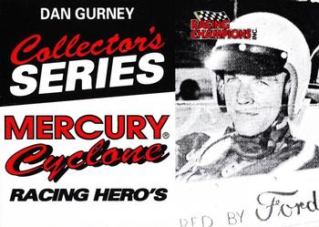 1992 Racing Champions Racing Hero's #02583 Dan Gurney Front