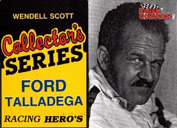 1992 Racing Champions Racing Hero's #01693 Wendell Scott Front