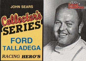 1992 Racing Champions Racing Hero's #01691 John Sears Front