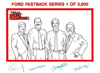 1992 Racing Champions Racing Hero's #01702 Ford Fastback Front