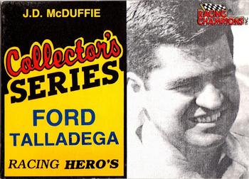 1992 Racing Champions Racing Hero's #01696 J.D. McDuffie Front