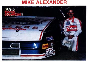 1991-92 Racing Champions Exclusives #01185RC Mike Alexander Front