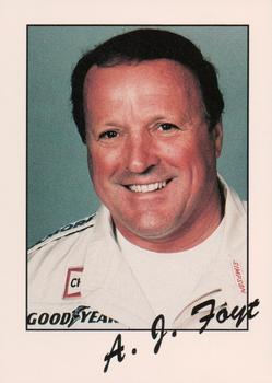 1991-92 Racing Champions Exclusives #NNO A.J. Foyt Front