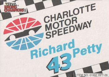 1992 Racing Champions Richard Petty Fan Appreciation Tour #01992 RPT-26 Richard Petty Back
