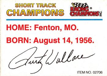 1993 Racing Champions Short Track Champions #02706 Rusty Wallace Back
