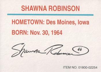 1994 Racing Champions Exclusives #01800-02254 Shawna Robinson Back