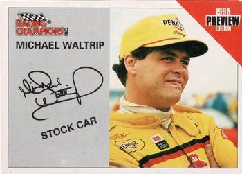 1995 Racing Champions Preview #01153-02223P Michael Waltrip Front