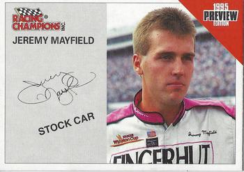 1995 Racing Champions Preview #01153-02301P Jeremy Mayfield Front