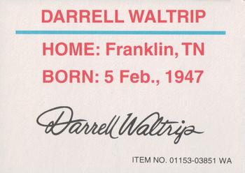 1996 Racing Champions Exclusives #01153-03851 WA Darrell Waltrip Back