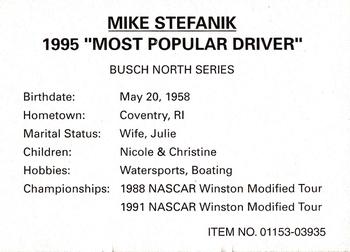 1996 Racing Champions Exclusives #01153-03935 Mike Stefanik Back