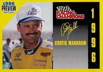 1996 Racing Champions Preview #01153-03865 Curtis Markham Front