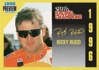 1996 Racing Champions Preview #01153-03709P Ricky Rudd Front