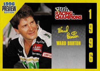 1996 Racing Champions Preview #01153-03805P Ward Burton Front