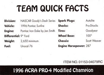 1997 Racing Champions Exclusives #01153-04079RC Ricky Bryant Back