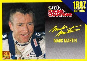 1997 Racing Champions Preview #01153-03955P Mark Martin Front