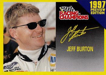 1997 Racing Champions Preview #01153-03962P Jeff Burton Front