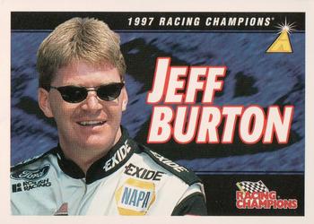 1997 Racing Champions Pinnacle #NNO Jeff Burton Front