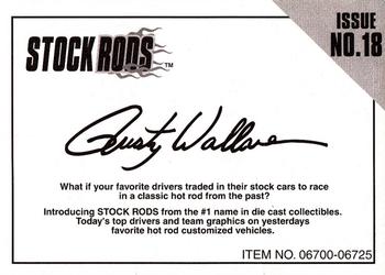1997 Racing Champions Stock Rods #18 Rusty Wallace Back