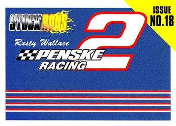 1997 Racing Champions Stock Rods #18 Rusty Wallace Front