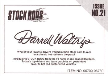 1997 Racing Champions Stock Rods #21 Darrell Waltrip Back