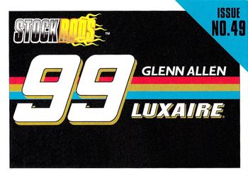 1997 Racing Champions Stock Rods #49 Glenn Allen Jr. Front
