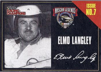 1998 Racing Champions Legends #7 Elmo Langley Front