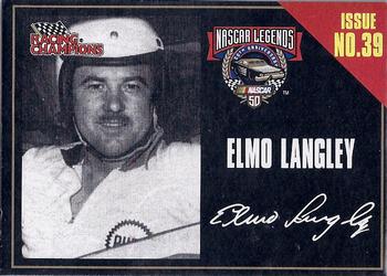 1998 Racing Champions Legends #39 Elmo Langley Front