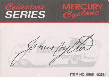 1998 Racing Champions Legends #48 James Hylton Back