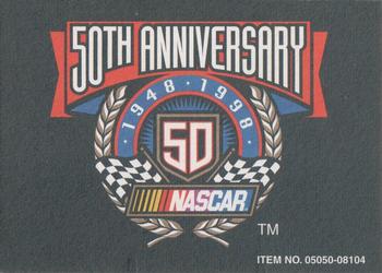 1998 Racing Champions NASCAR 50th Anniversary #40 1988 Back