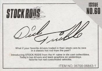1998 Racing Champions Stock Rods #60 Dick Trickle Back