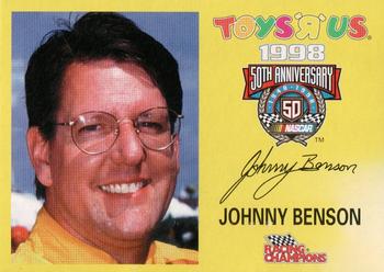 1998 Racing Champions Toys'Я'Us Gold Chrome #00927-04138 Johnny Benson Jr. Front