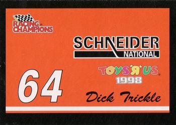 1998 Racing Champions Toys'Я'Us Gold Chrome #00927-04198 Dick Trickle Front