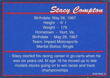 1999 Racing Champions Exclusives #98200-38602-J0 Stacy Compton Back