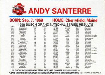 1999 Racing Champions Exclusives #91153-24700-J0 Andy Santerre Back