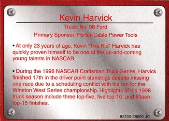 1999 Racing Champions Exclusives #98200-39800-J0 Kevin Harvick Back