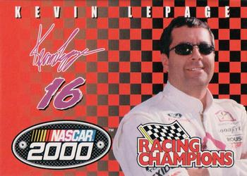 2000 Racing Champions Premier #704083-6HA Kevin Lepage Front