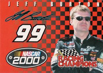 2000 Racing Champions Premier #704002-6HA Jeff Burton Front