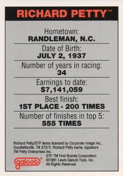 1992 Galoob Micro Machines Stock Car Superstars #NNO Richard Petty Back