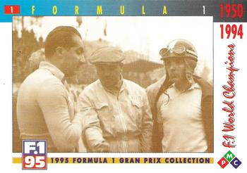 1995 PMC Formula 1 #1 World Champions 1950-1994 Back