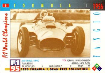 1995 PMC Formula 1 #6 Juan Manuel Fangio Back
