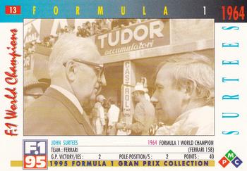 1995 PMC Formula 1 #13 John Surtees Back