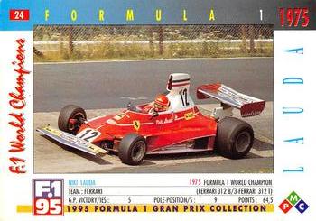 1995 PMC Formula 1 #24 Niki Lauda Back
