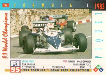 1995 PMC Formula 1 #32 Nelson Piquet Back