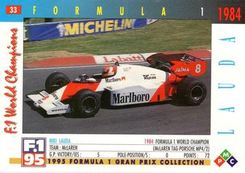 1995 PMC Formula 1 #33 Niki Lauda Back