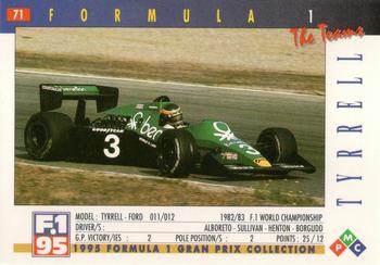 1995 PMC Formula 1 #71 Tyrrell Ford 011 Back