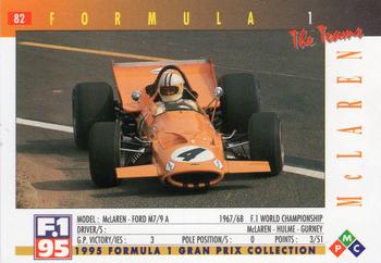 1995 PMC Formula 1 #82 McLaren / Ford M7/9A Back