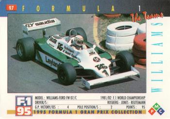 1995 PMC Formula 1 #97 Williams / Ford FW07C Back