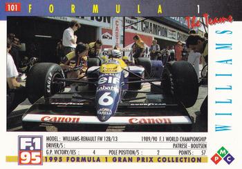 1995 PMC Formula 1 #101 Williams / Renault FW12B/13 Back